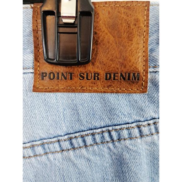 Point Sur Denim Women's Lightwash High Rise Slim Fit In Size 28 - Picture 3 of 6